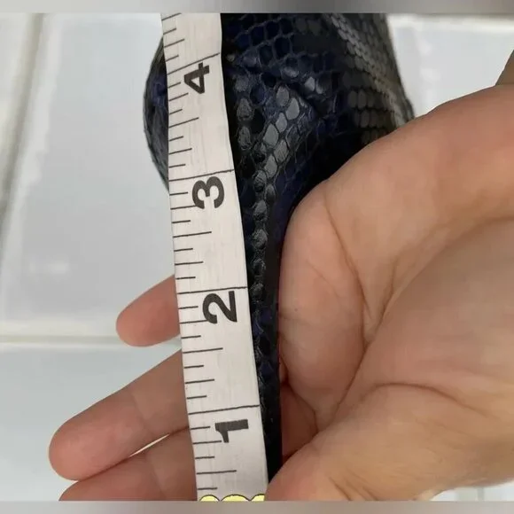 Veronica Beard Wyn Snake-Embossed Leather Boots size 6.5 - Picture 11 of 12